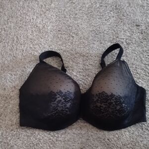 Soma Black Lace Dot Bra 40G (4D)